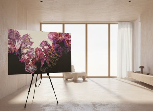 Magenta Bloom - 36 x 24