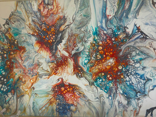 Elaborate Bloomscape - 16 x 24