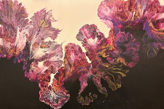 Magenta Bloom - 36 x 24
