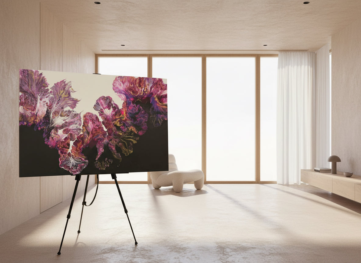 Magenta Bloom - 36 x 24