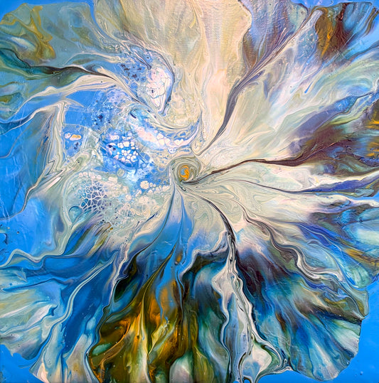 Print - Oceanic Heart (Canvas Print 30 x 30)