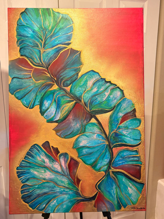 Gilded Ascent - 24 x 36