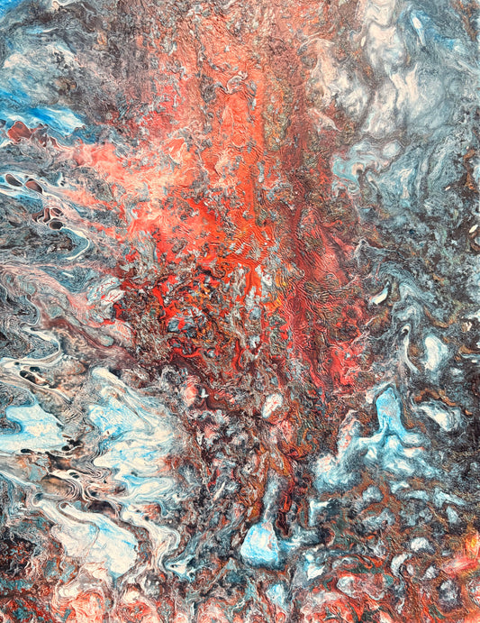 Earths Chambered Veins- 16 x 12